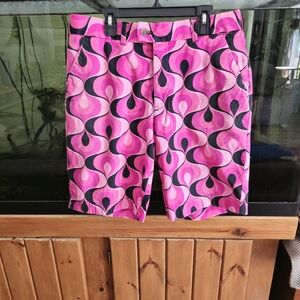 EUC mens loudmouth golf shorts no stretch